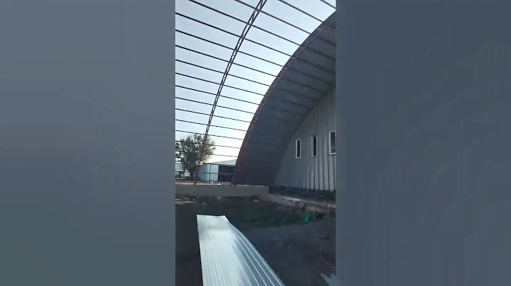 арочный ангар каркасный